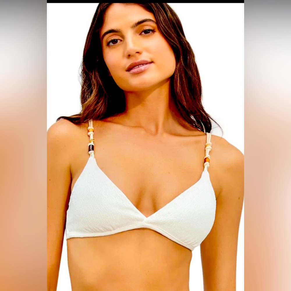 VIX Firenze Flora Kira Top Off White- Size Medium NWT